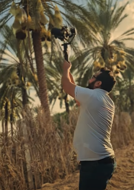 Tournage à Kébili